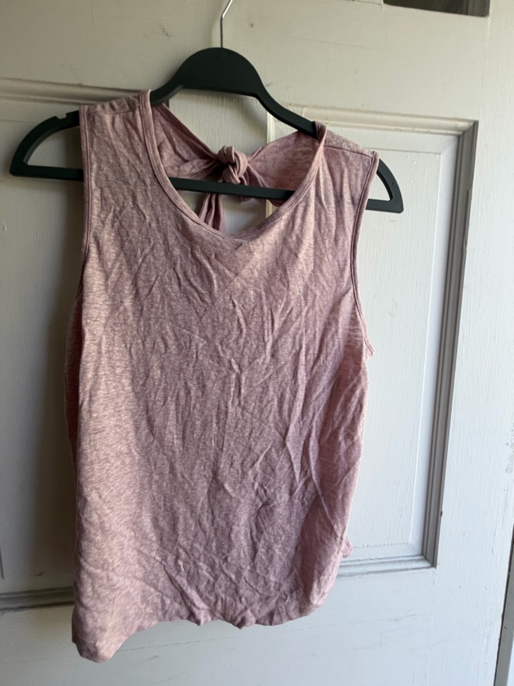 Old Navy Dusty Pink Tie-Back Tank Top